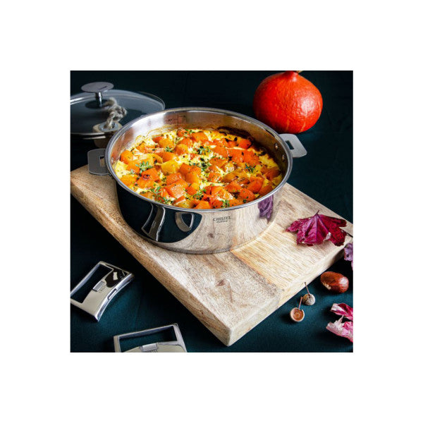 Sauteuse en inox Multiply amovible 26cm Cristel - Mathon - 5