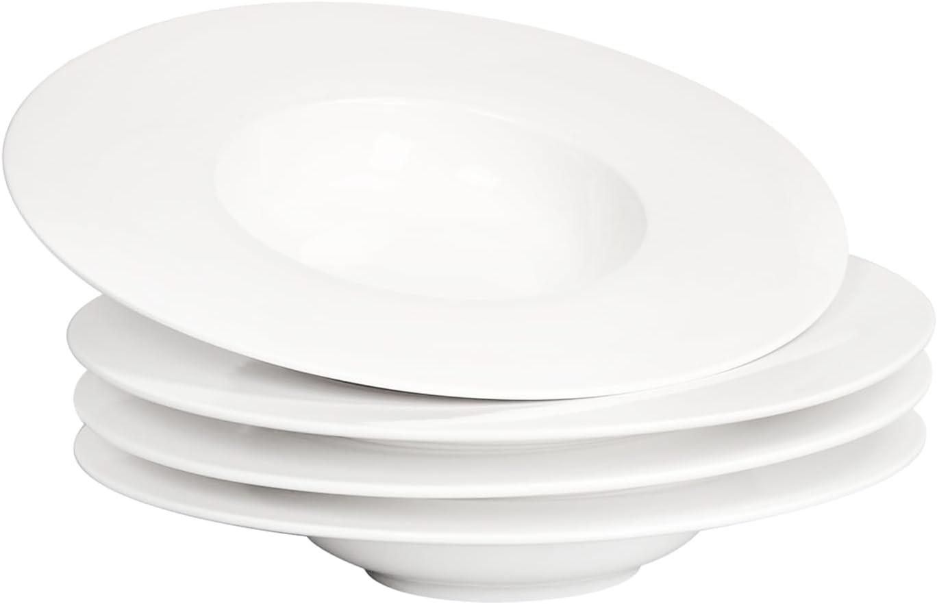 Lot de 4 bols à pâtes en porcelaine 24 cm Vendos85 - Mathon