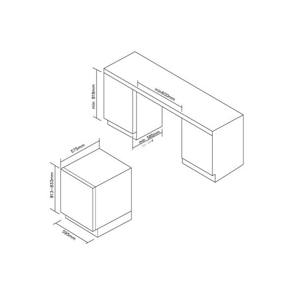 Cave De Service Rosieres Rwcb 60/n Rwcb 60/n - 60 Cm Rosiere - Mathon - 6