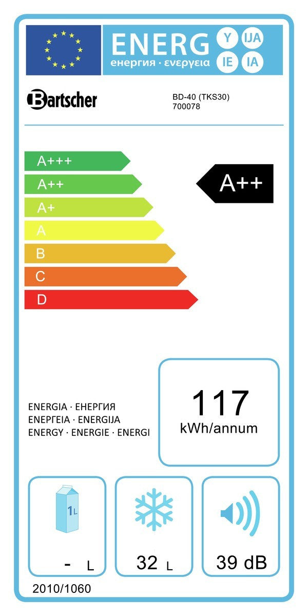 Mini Armoire Réfrigérée Négative - 38 Litres - Bartscher - Mathon - 6