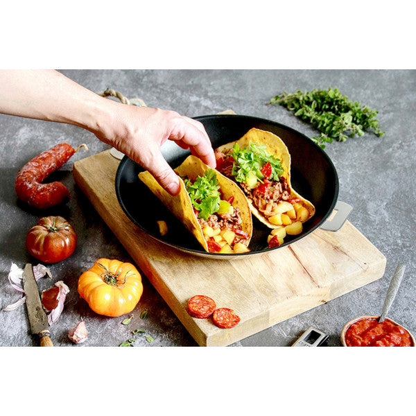 Poêle inox antiadhérente Mutine sans manche 30 cm Cristel - Mathon - 6