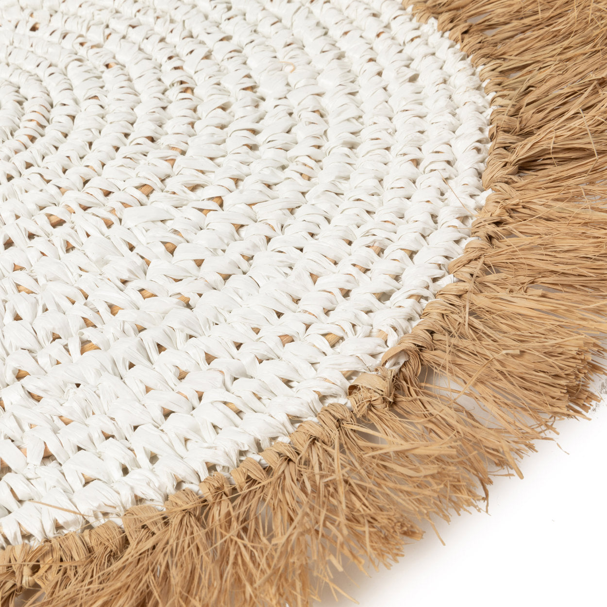 Le Set De Table Water Hyacinth Raffia - Blanc Naturel Bazar Bizar - Mathon - 2