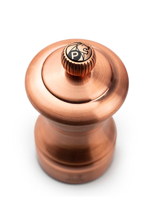 Bistro Chef Moulin à poivre manuel en inox, cuivré, 10 cm - 4in Peugeot - Mathon - 3