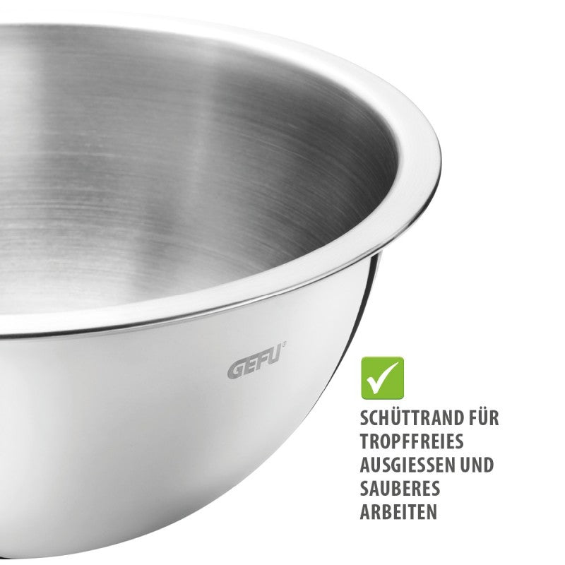 Set de bols en acier inoxydable CAVARO, 4 pièces Gefu - Mathon - 4