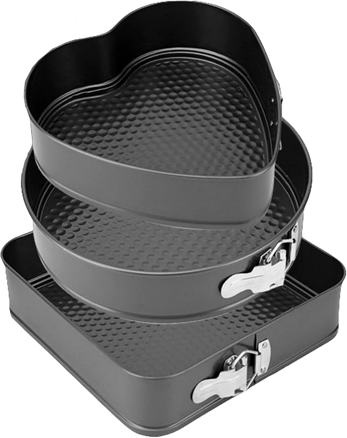 Lot de 3 moules à gâteau anti-fuite - 22/24/26 cm Vendos85 - Mathon