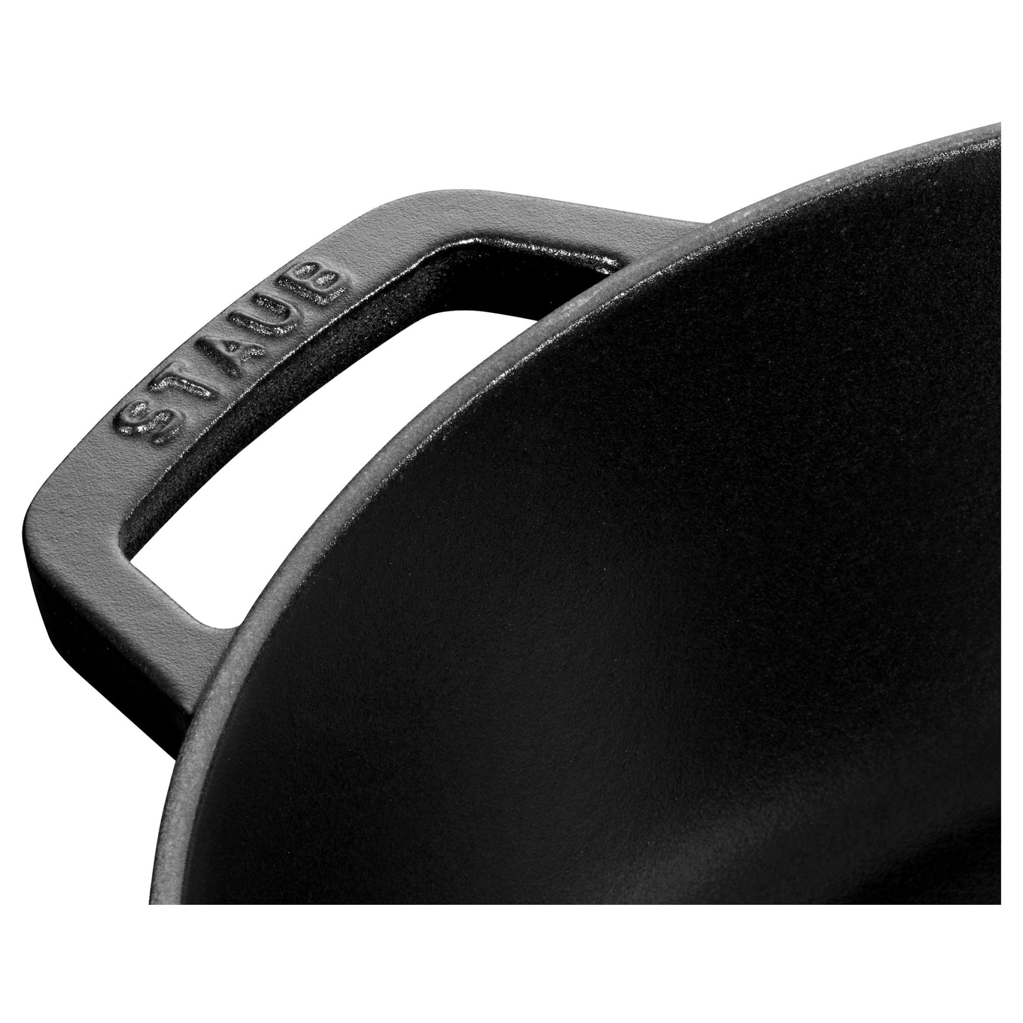 Sauteuse Chistera en fonte, 24 cm, Noir Staub - Mathon - 2