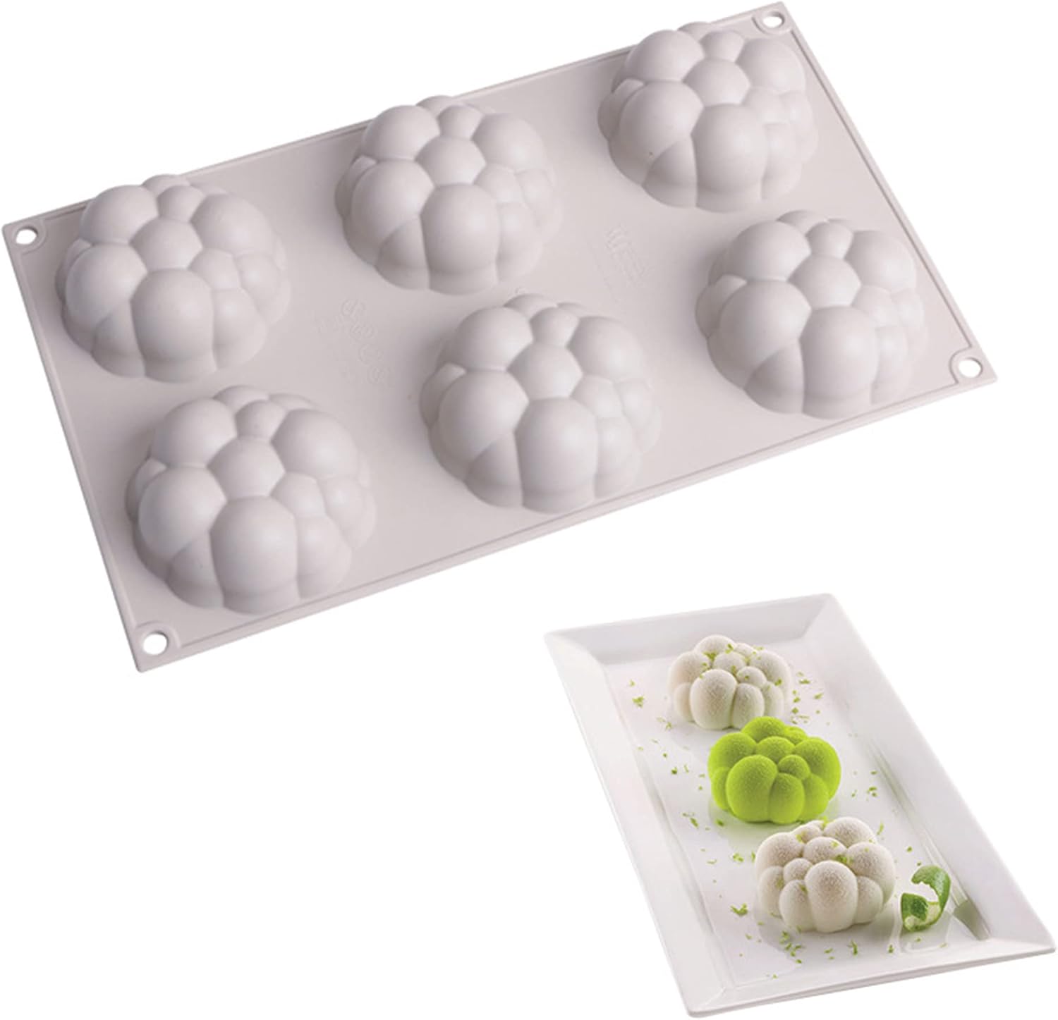 Moule silicone nuage 6 trous Vendos85 - Mathon