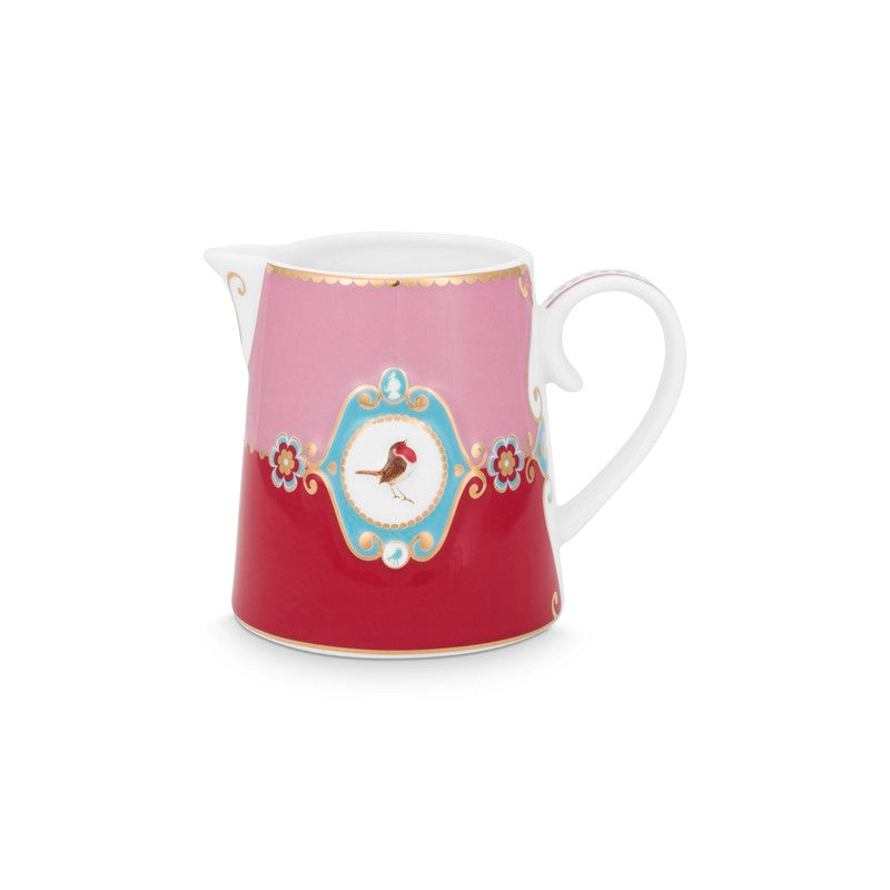 Love Birds Pot à crème Médaillon Rouge/Rose - 270ml Pip Studio - Mathon