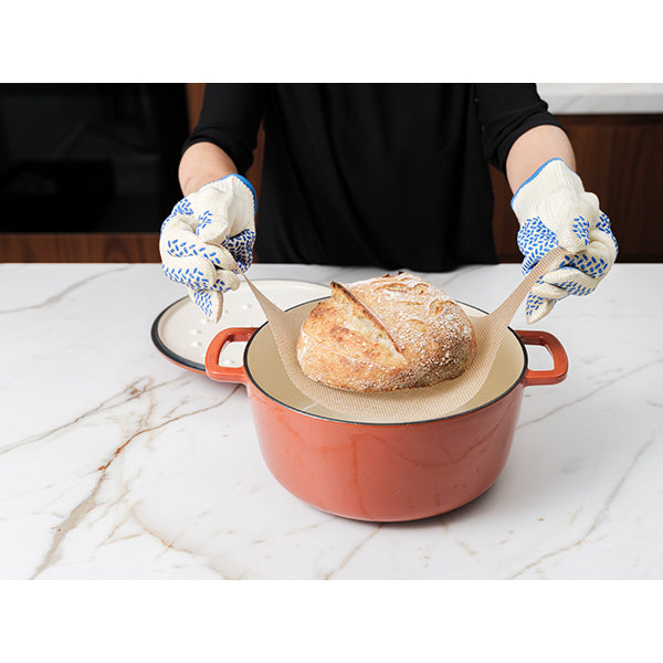 Feuille pour pain à la cocotte en fibre de verre 23 cm NoStik - Mathon - 4