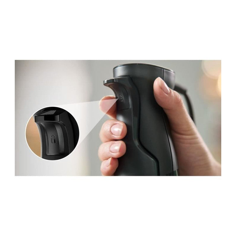 Mixeur Plongeant -   - Msm4b621 - 1000 W - 4 Lames Aiguiseés - Bol Mélangeur - Mini Hachoir - Fouet - Engrenage Céramique Bosch - Mathon - 4