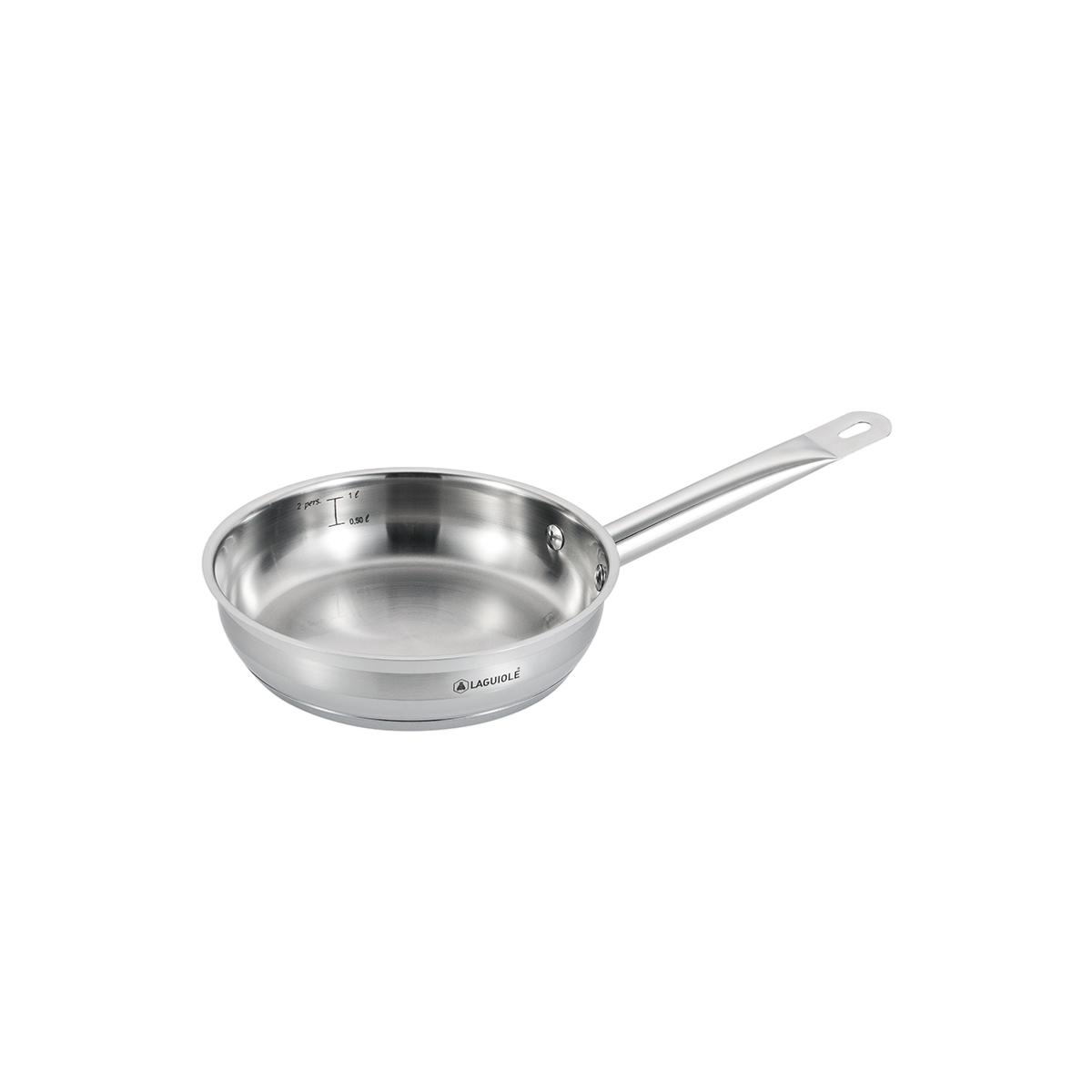 Poêle inox 20cm induction Laguiole Cuisson - Mathon - 1