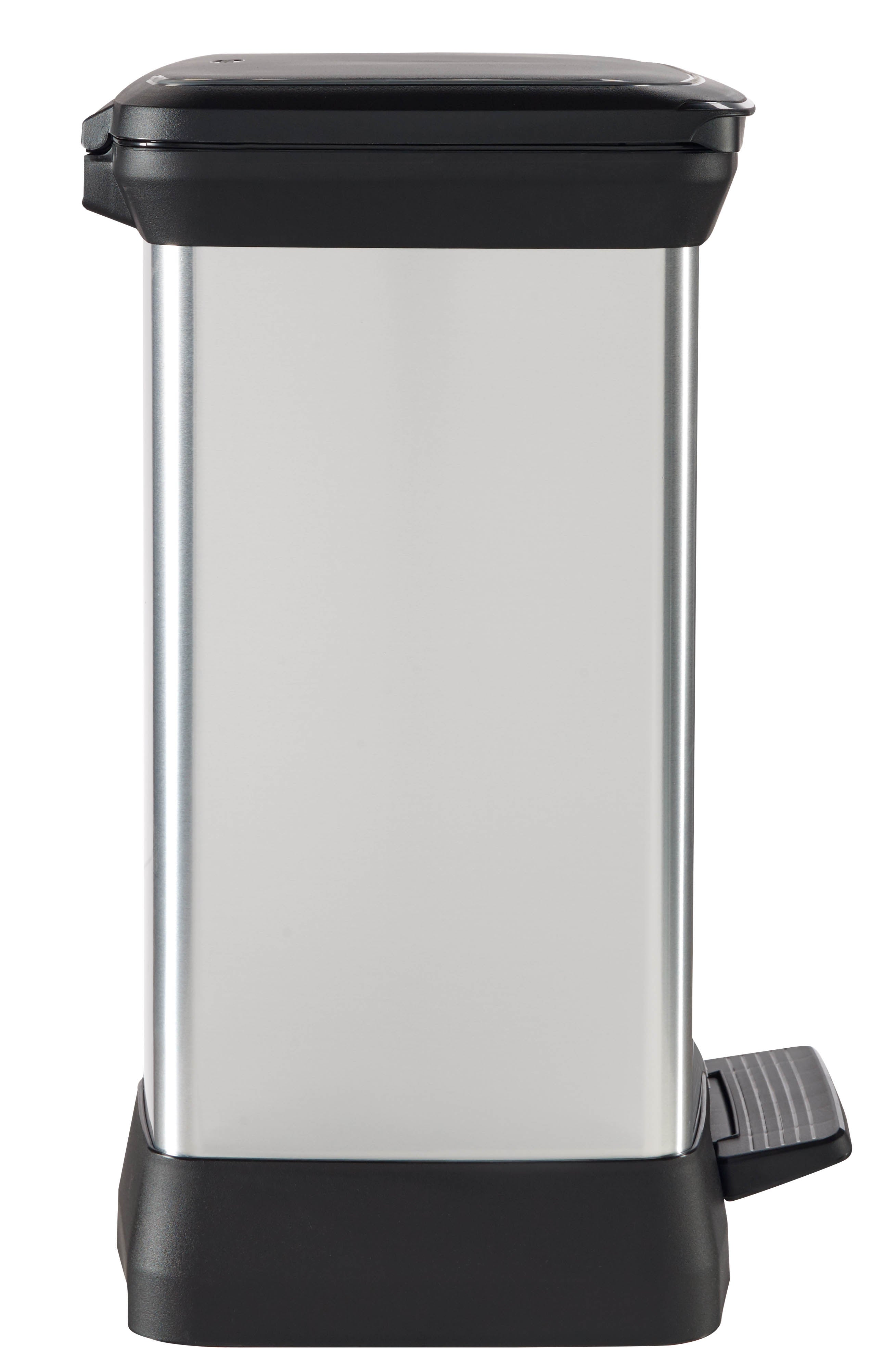 DECOBIN DUO Poubelle rectangulaire à pédale 30L (10L+18L) - Veba - Mathon - 4