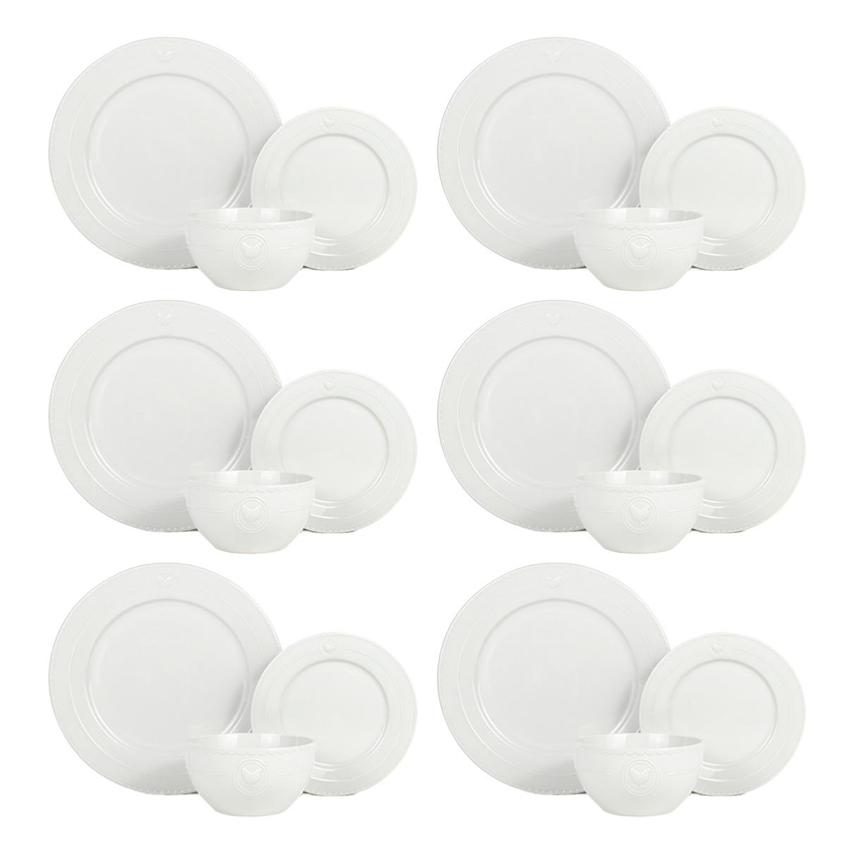 Service 18 pièces blanc - "Gallus" Laguiole Cuisson - Mathon - 5