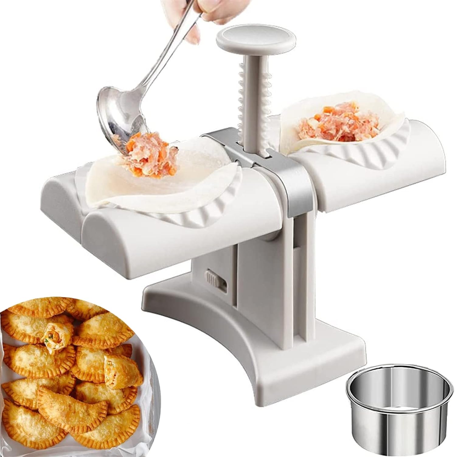 Kit Moulle à Raviole Presse à Pâte et Dumplings, Automatique, Rapide et pratique Vendos85 - Mathon
