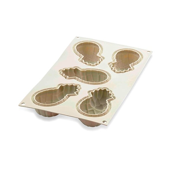 Moule silicone 5 mini gâteaux Mini ananas Silikomart - Mathon - 2