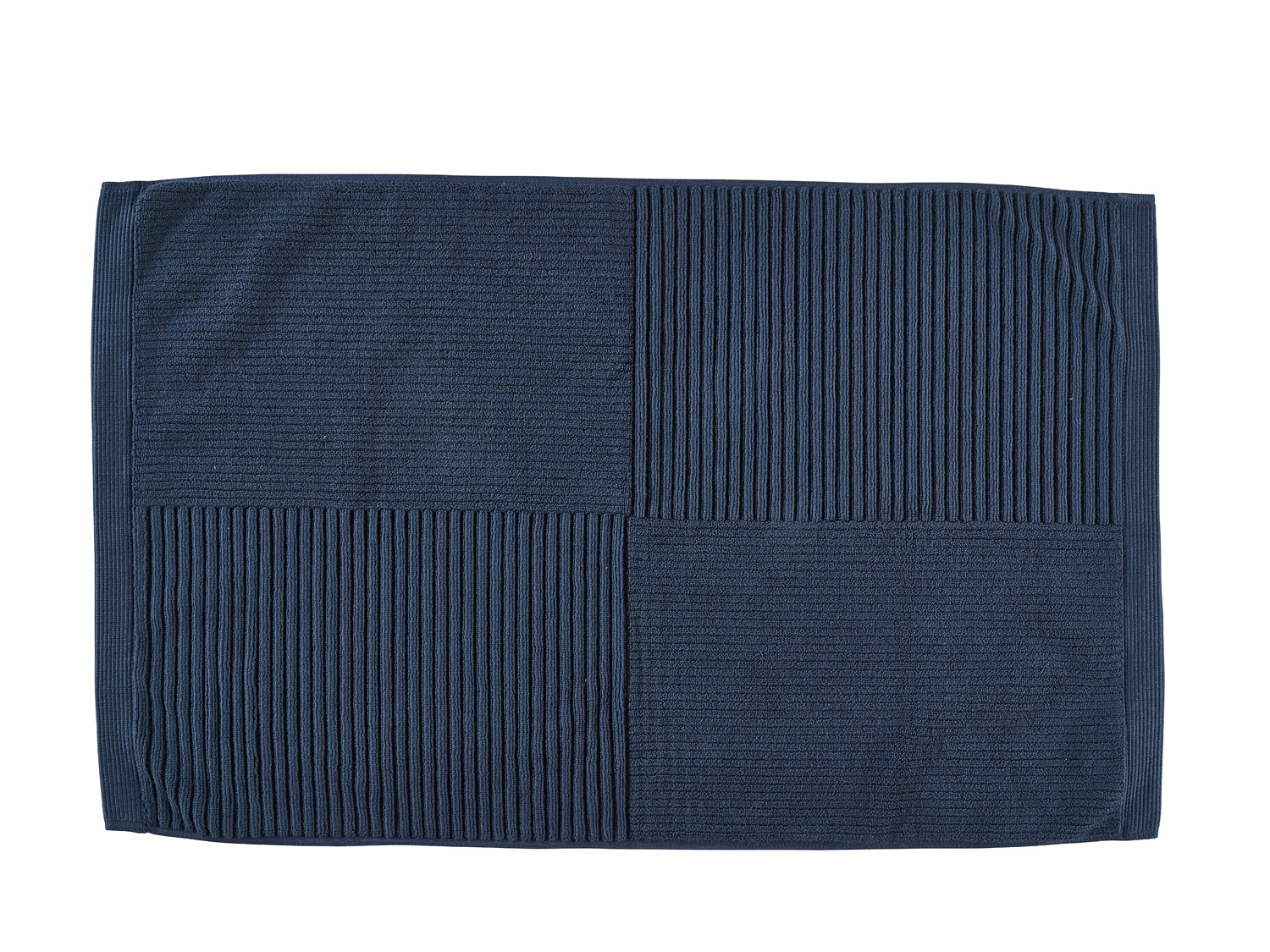 Tapis de bain Classic en 100% coton/1200 g Bleu foncé Zone Denmark - Mathon