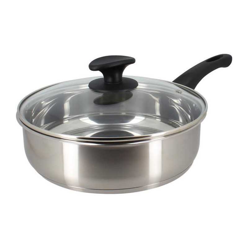 Sauteuse - Menastyl - 6020248 - En Acier Inoxydable - 28 Cm - Tous Feux Dont Induction Menastyl - Mathon - 4