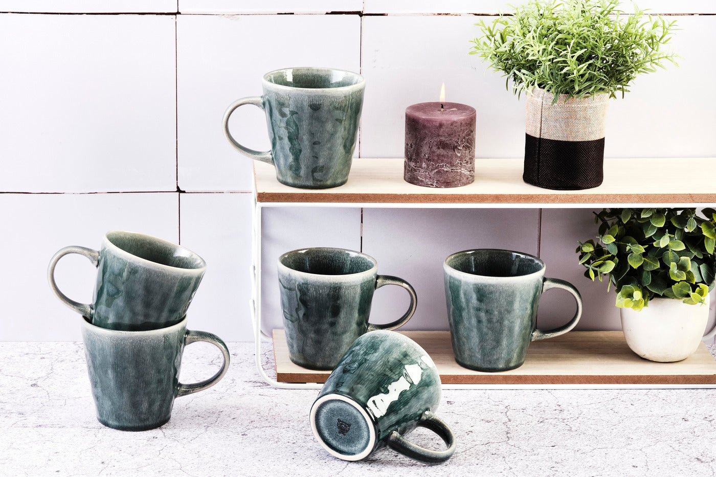 Mug MOON 40cl - 6 pièces - Pétrole Björn - Mathon - 2