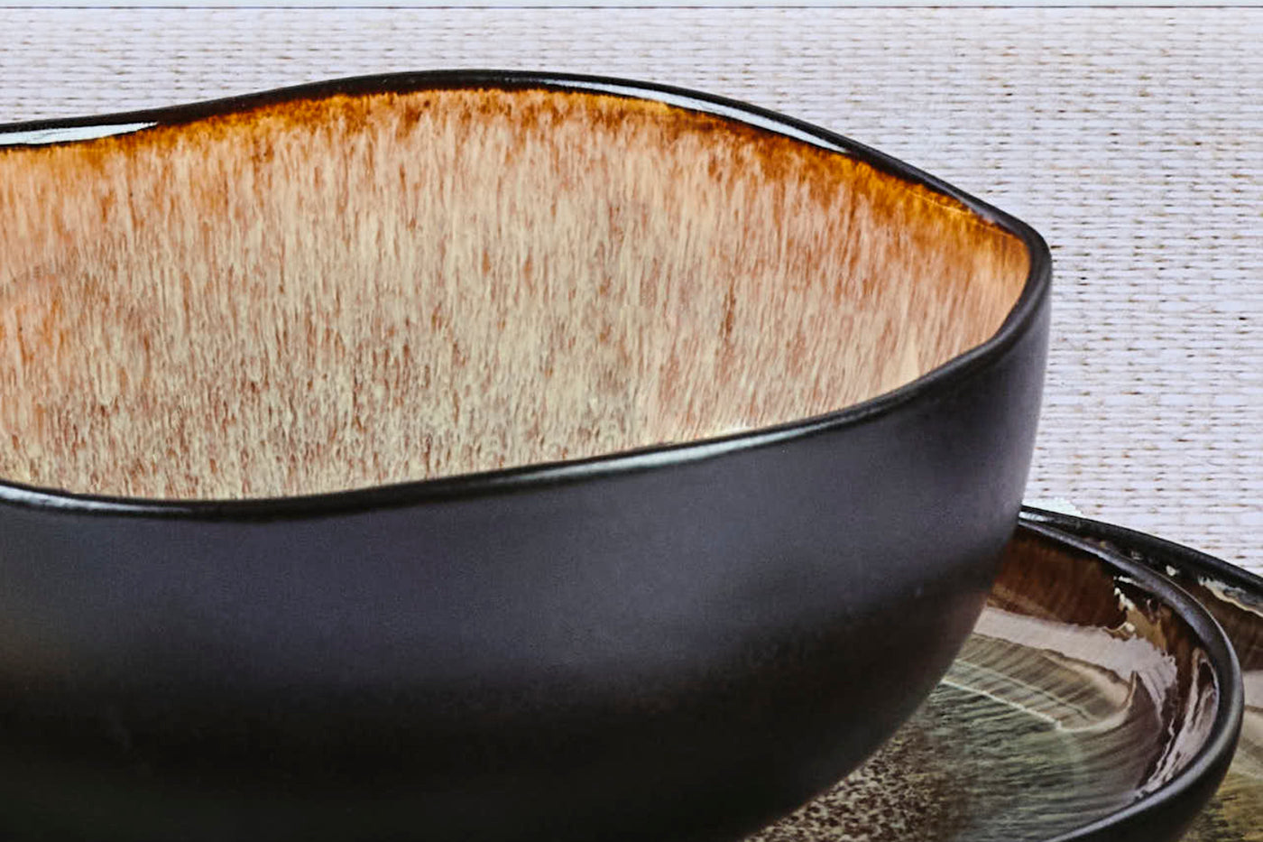 Lot de 6 bols moyens en grès marron D16.5 Björn - Mathon - 5