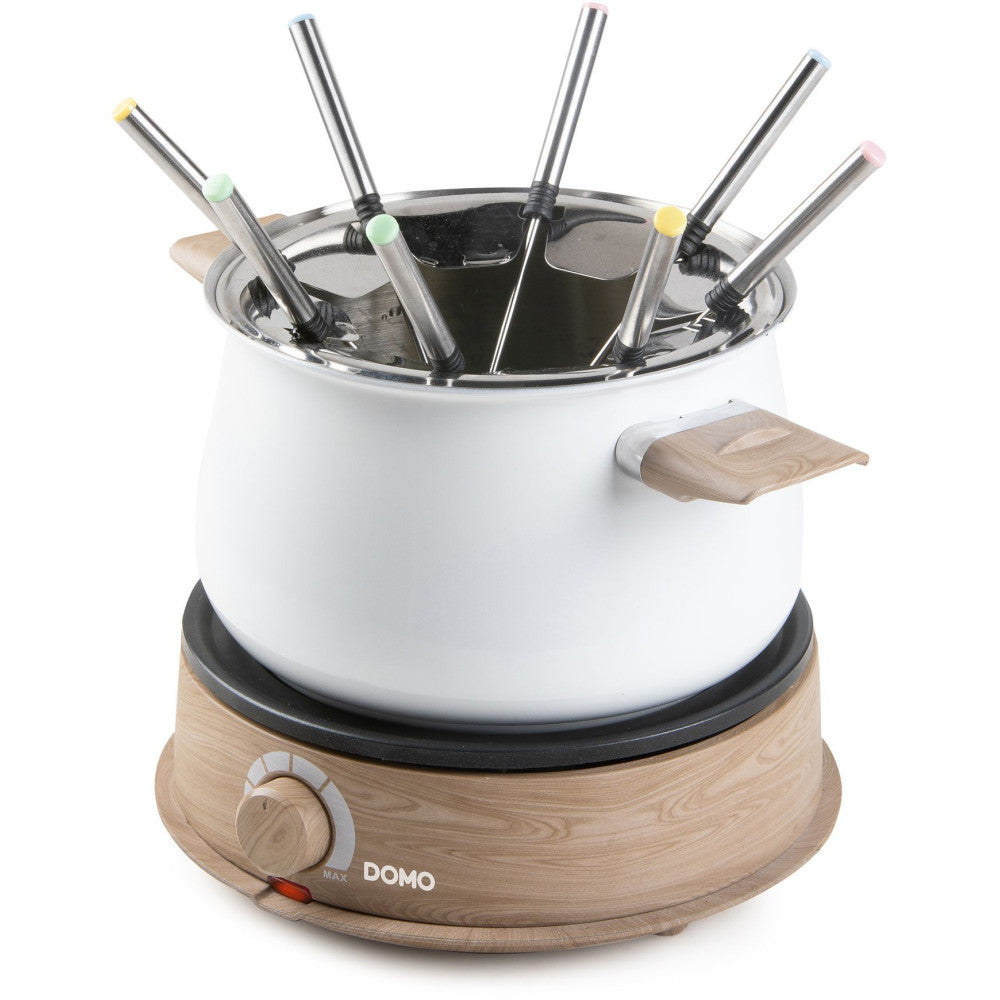 Appareil A Fondue - Domo - Do736f - 1500 W - 2 L - 8 Personnes - Blanc/bois Domo - Mathon - 1