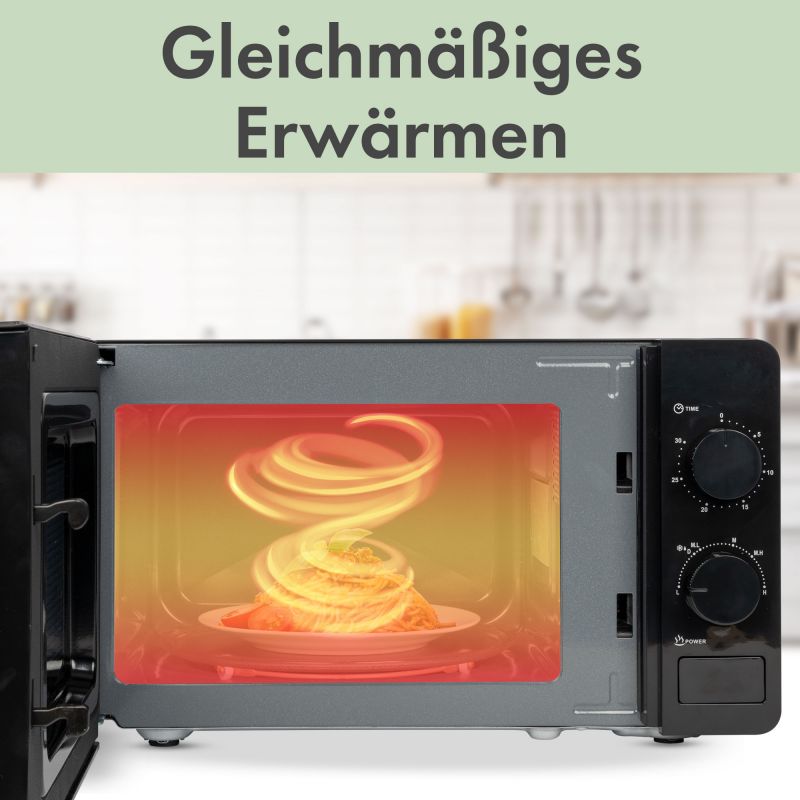 Four micro-onde 20L 1150W  Bomann MW6014CB-Noir Bomann - Mathon - 5