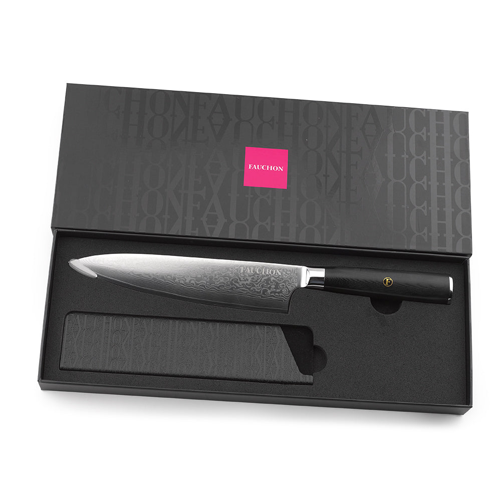 Couteau de chef 32,5cm DAMAS Fauchon Art de la Table - Mathon - 4