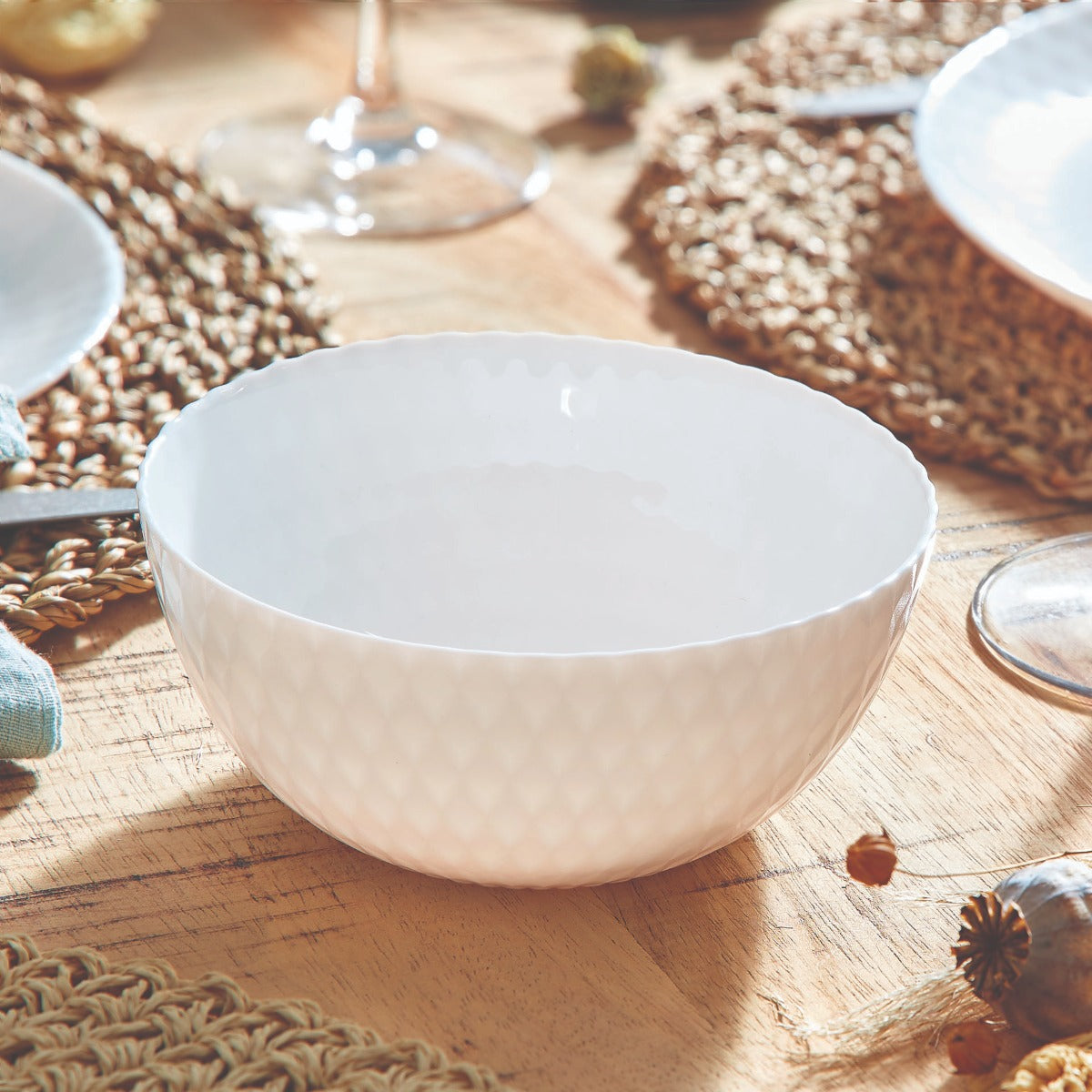 Coupelle blanche 13 cm Pampille Luminarc - Mathon - 4