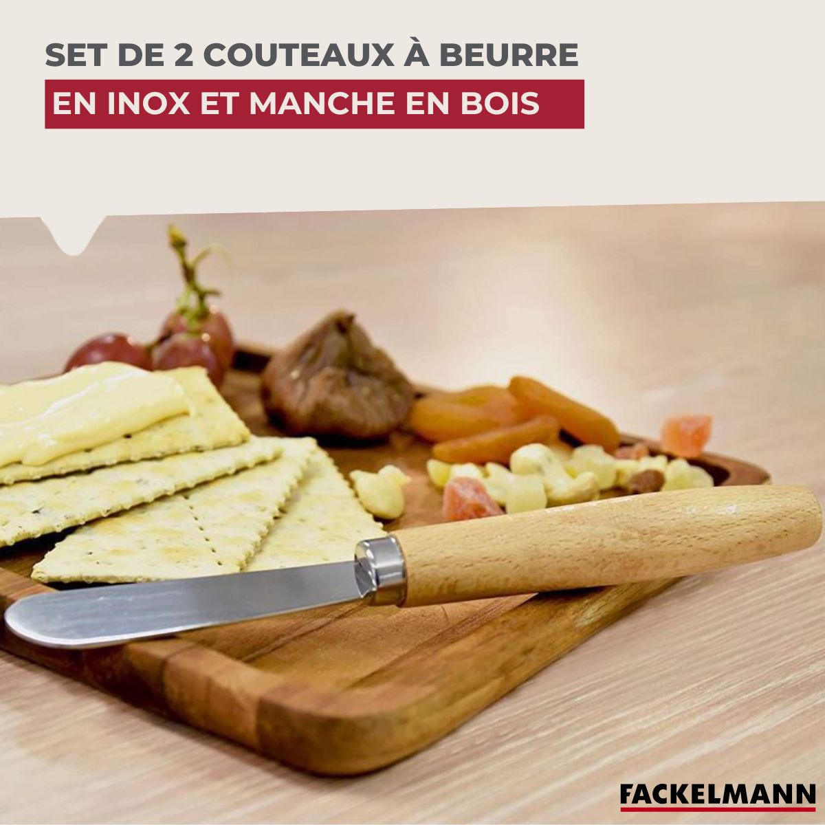 Ensemble de 8 Couteaux à beurre 18 cm  Sybarys Fackelmann - Mathon - 2