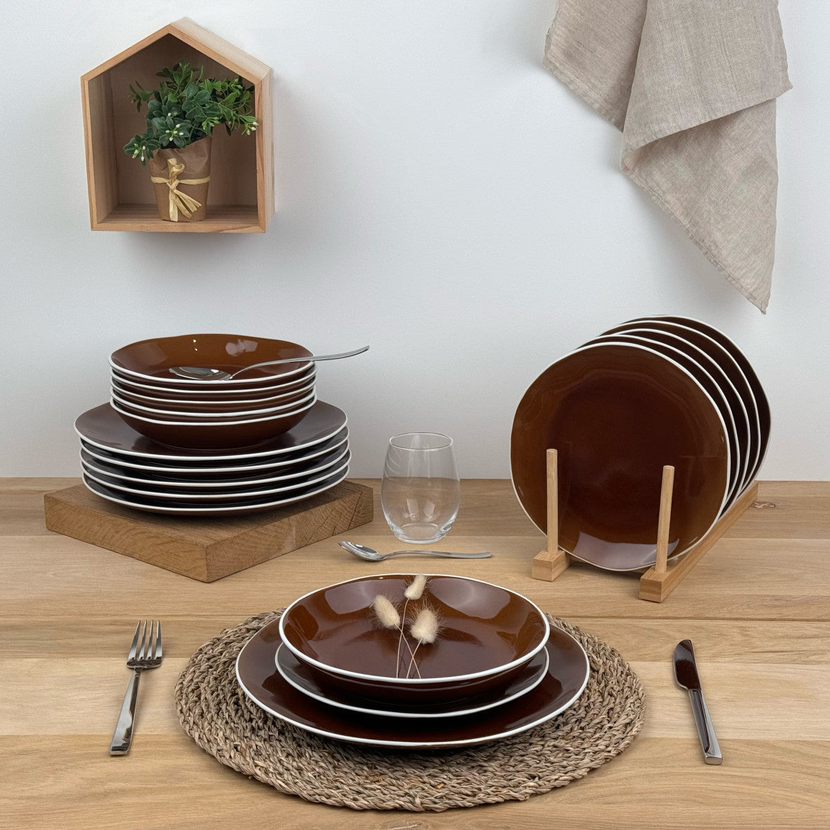 Bee  - 6 assiettes plates Médard de Noblat - Mathon - 3