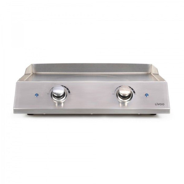 Plancha Electrique - Planche   Inox 2 Thermostats - Livoo - Doc302 - Livoo - Mathon - 1