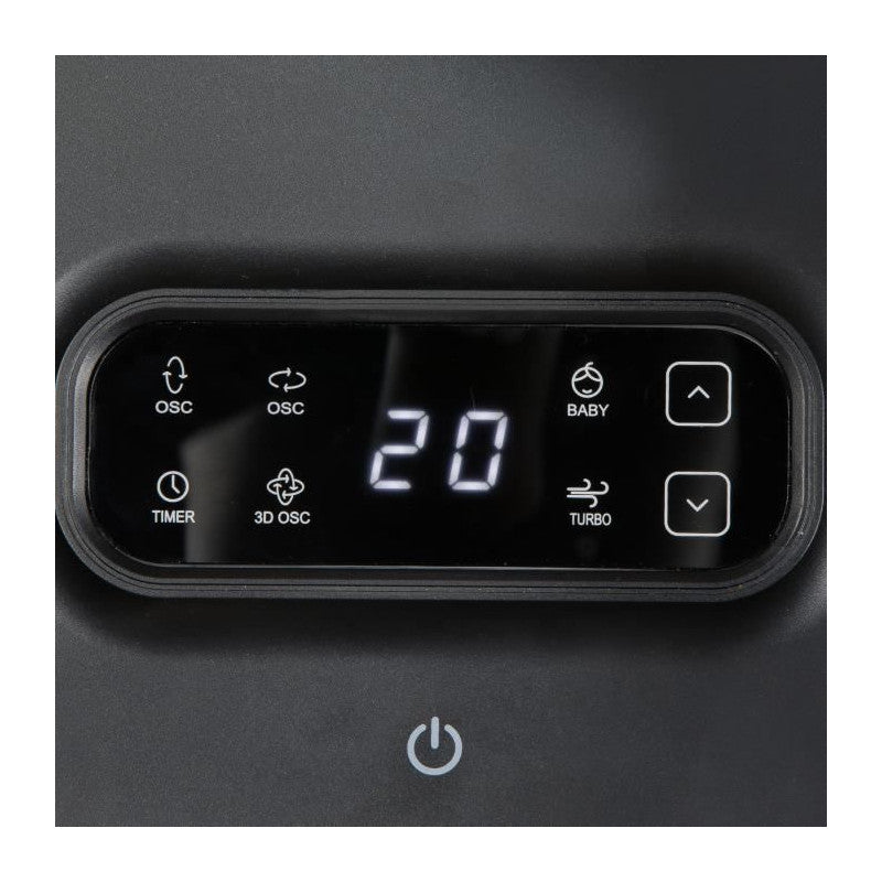 Ventilateur Sur Pied - Domo - 26 W - Bois - Eco Consommation - Silencieux - 9 Vitesses - Affichage Led - Télécommande Inclus Domo - Mathon - 4