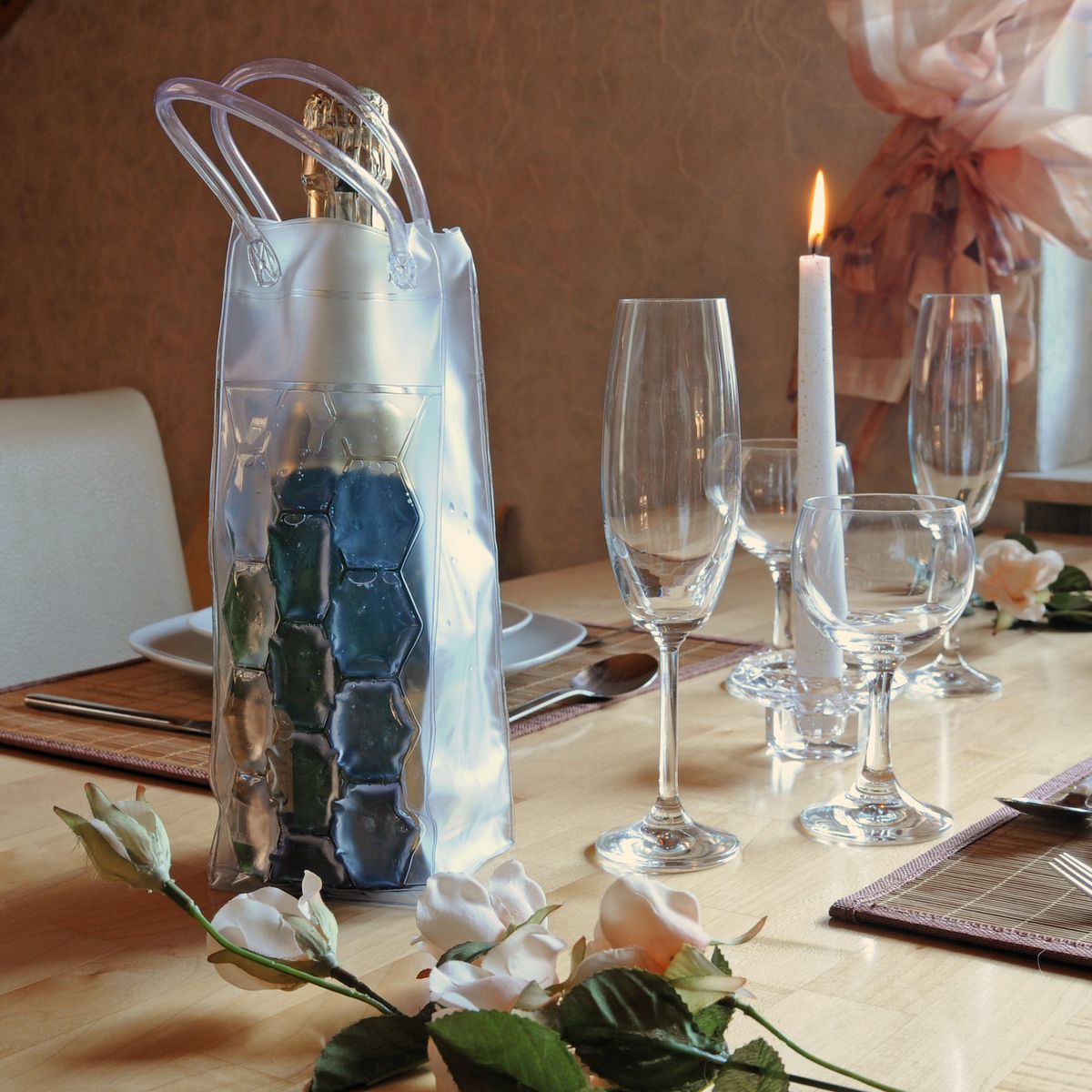 Lot de 3 sacs isothermes pour bouteille  Bar Concept Fackelmann - Mathon - 2