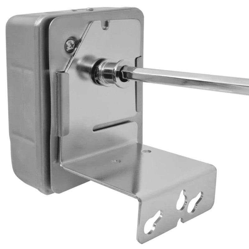 Broche à Rôtir Avec Moteur 1000 Mm Acier VIDAXL - Mathon - 4