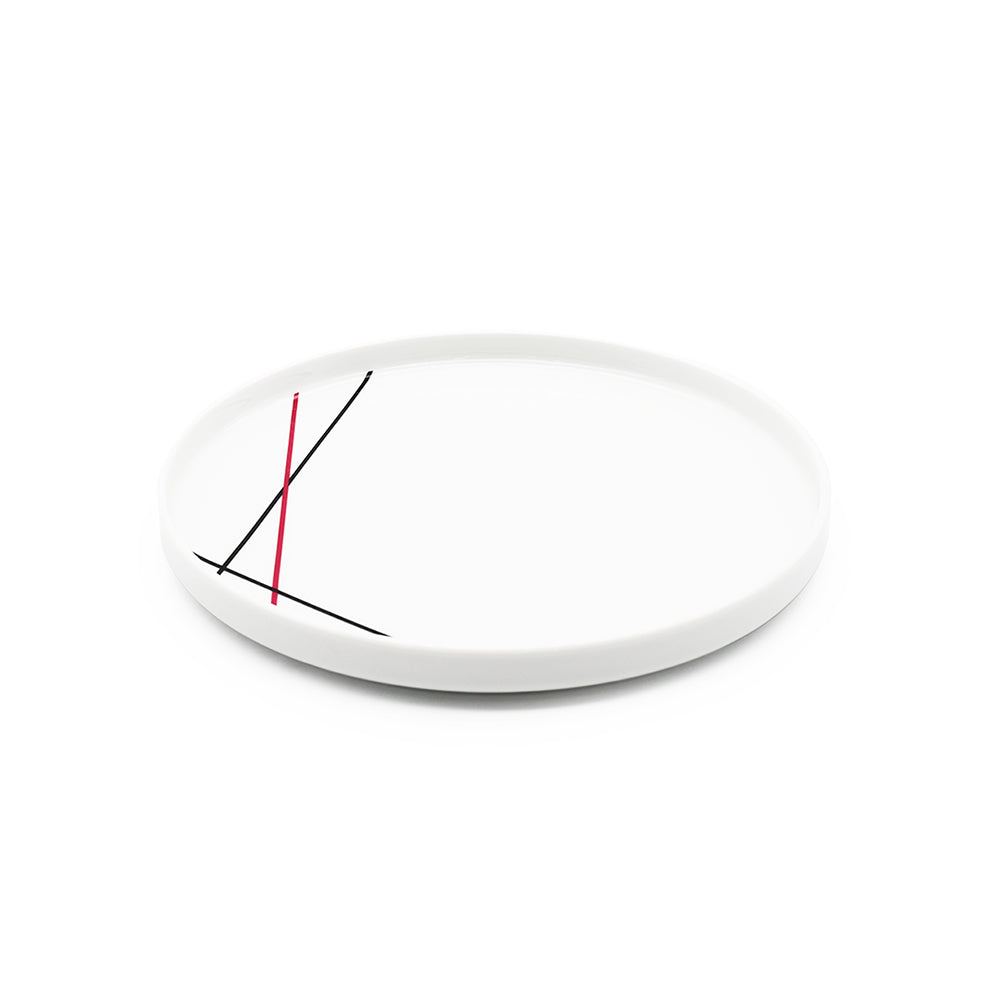 6 assiettes plates 27,5cm BISTROT Fauchon Art de la Table - Mathon - 1