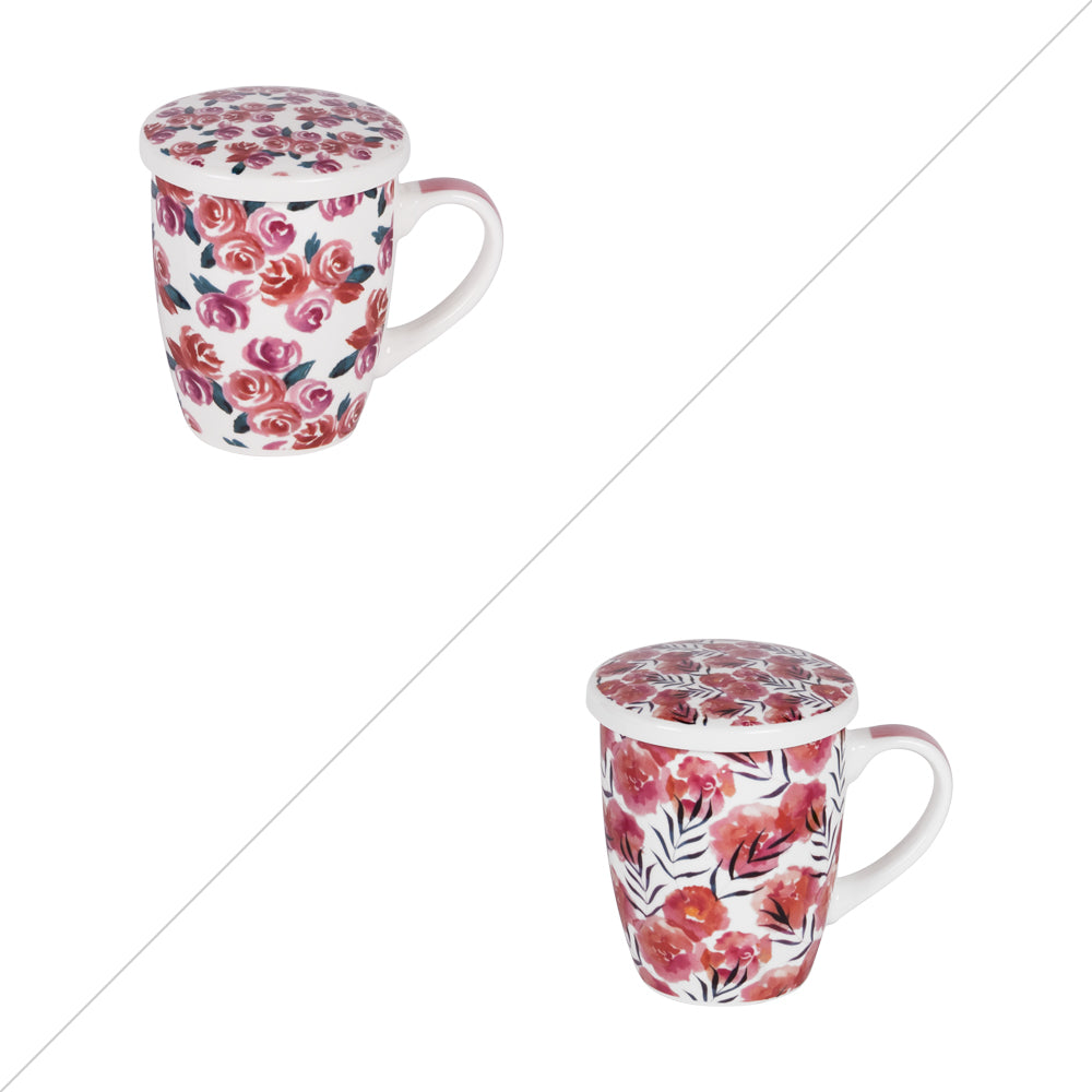 Coffret tisanière avec filtre Rosalia 36 cl (lot de 2) Trend