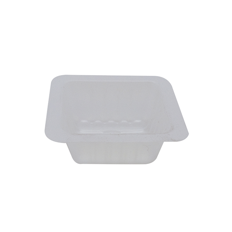 2000Pcs - Barquette plastique PS translucide carrée  62x62x23mm 40ml FirstPack - Mathon