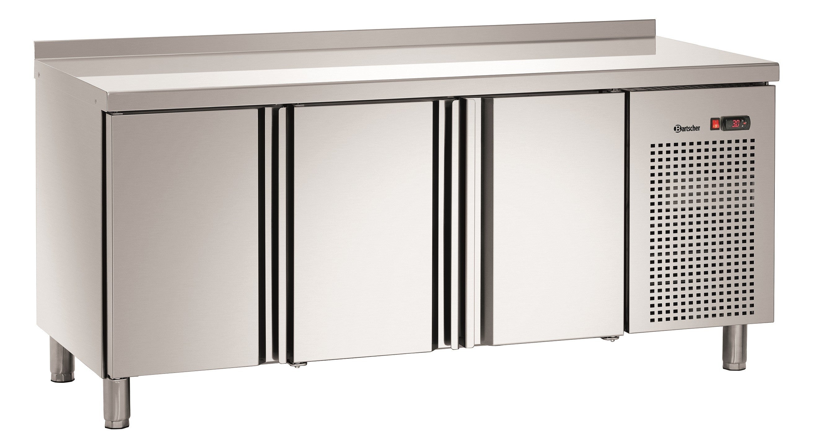 Table réfrigérée positive - Inox 3 portes - Bartscher - Mathon - 2