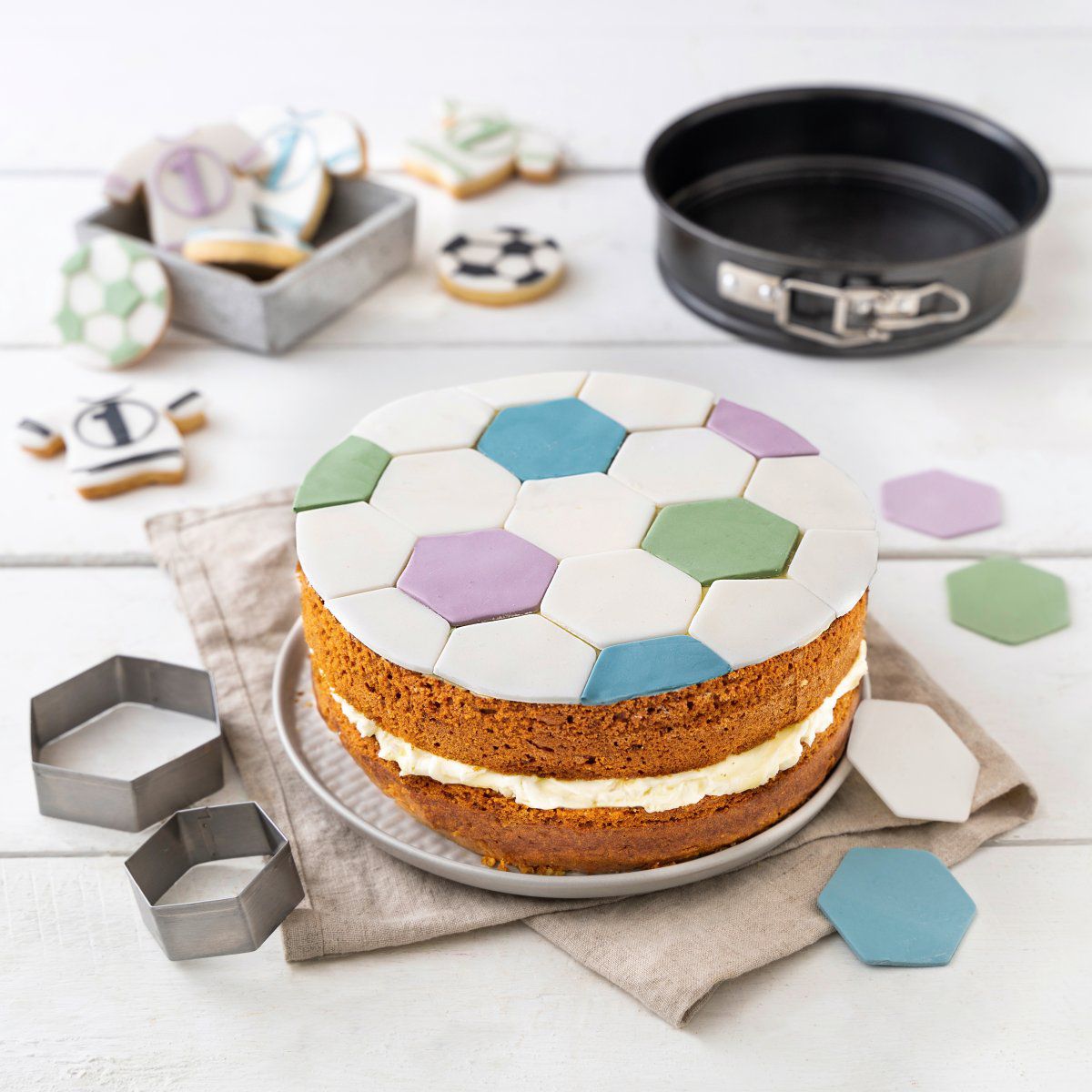 Set de 3 mini moules à manqué à charnière 12cm + 16cm + 18cm Zenker Spécial Mini Zenker - Mathon - 6