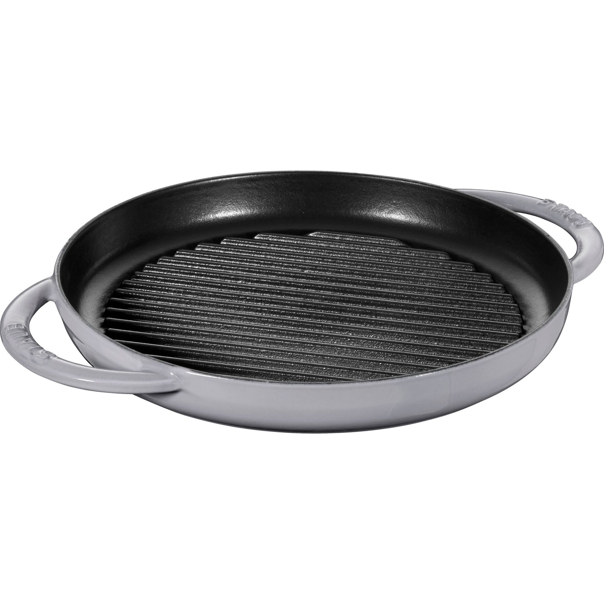 Pure Gril 26 cm, Rond(e), Gris graphite, Fonte Staub - Mathon