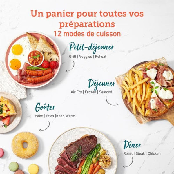 Friteuse   Dual Blaze Chef Edition Kosp0011eun 1700 W Noir Cosori - Mathon - 4