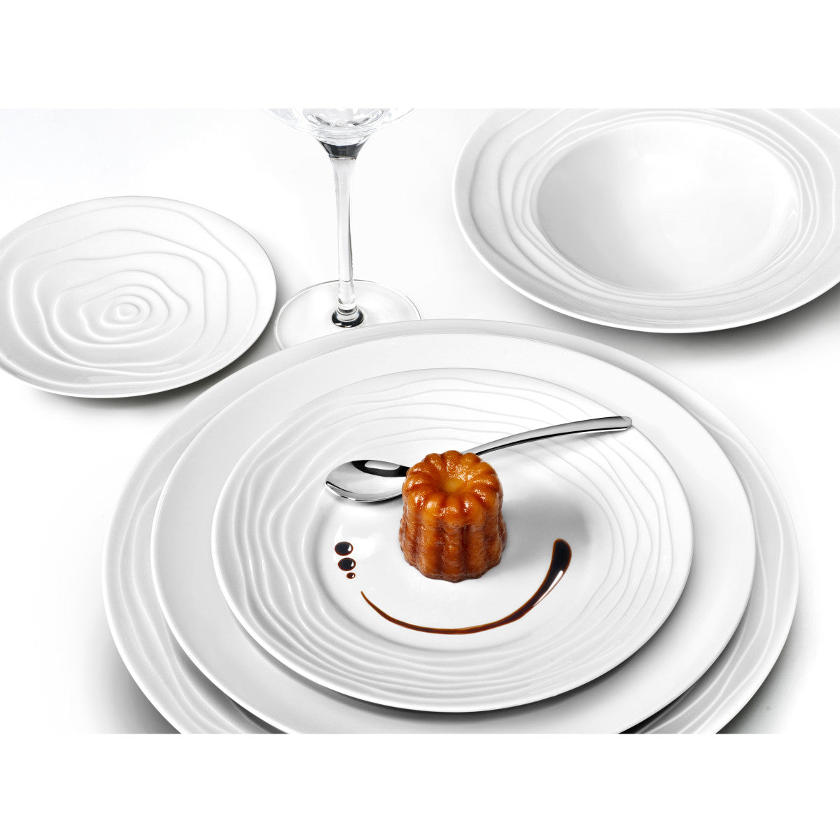 Onde - Assiette à pain 15.5 cm (lot de 6) Médard de Noblat - Mathon - 3