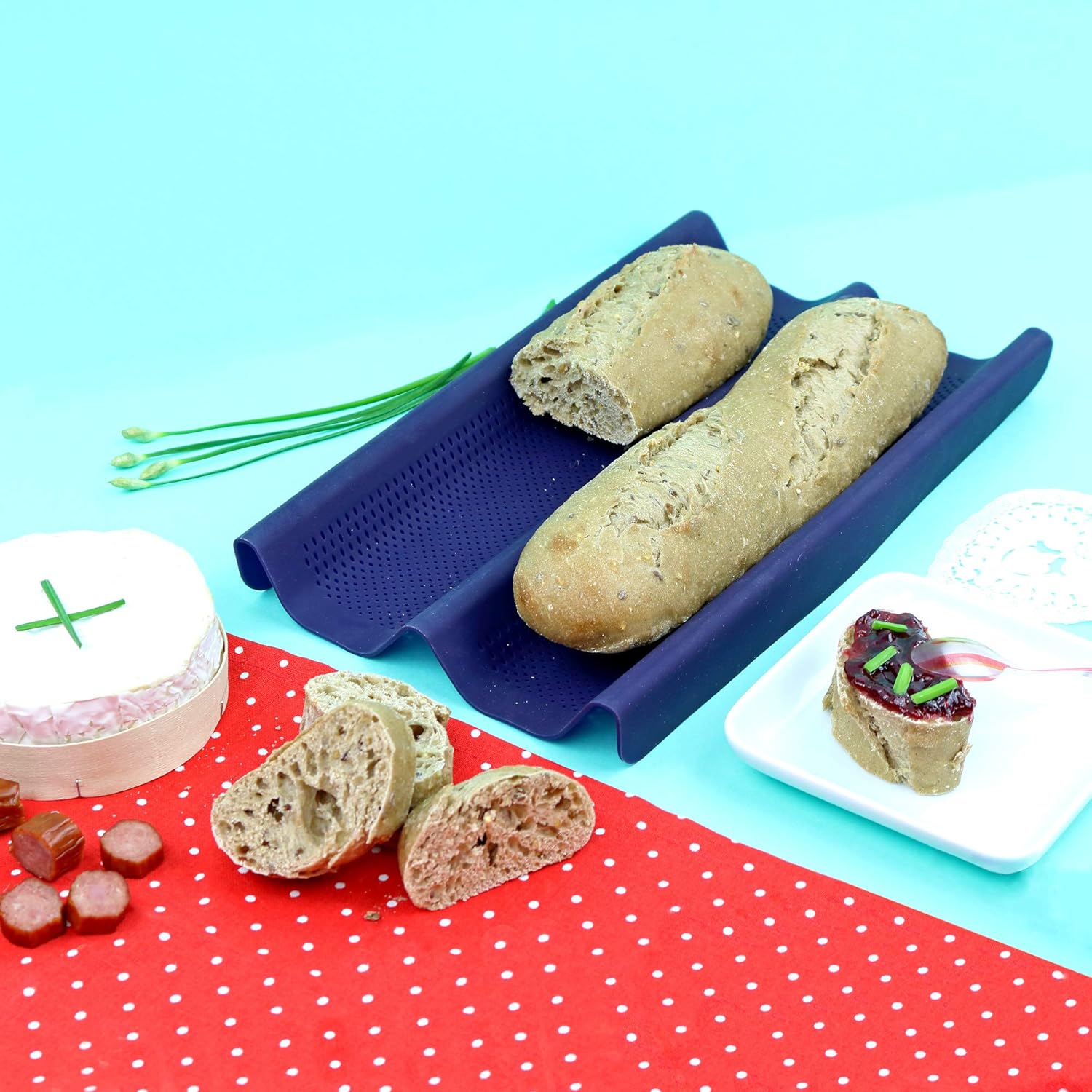 Kit à Pain Silicone Violet Yoko Design - Mathon