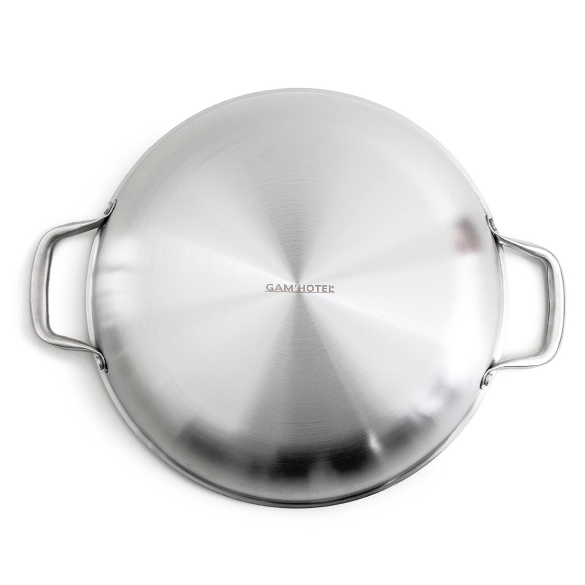 Plat à paëlla 32cm triplex avec couvercle - "Black Cube" Gam Hotel - Mathon - 4