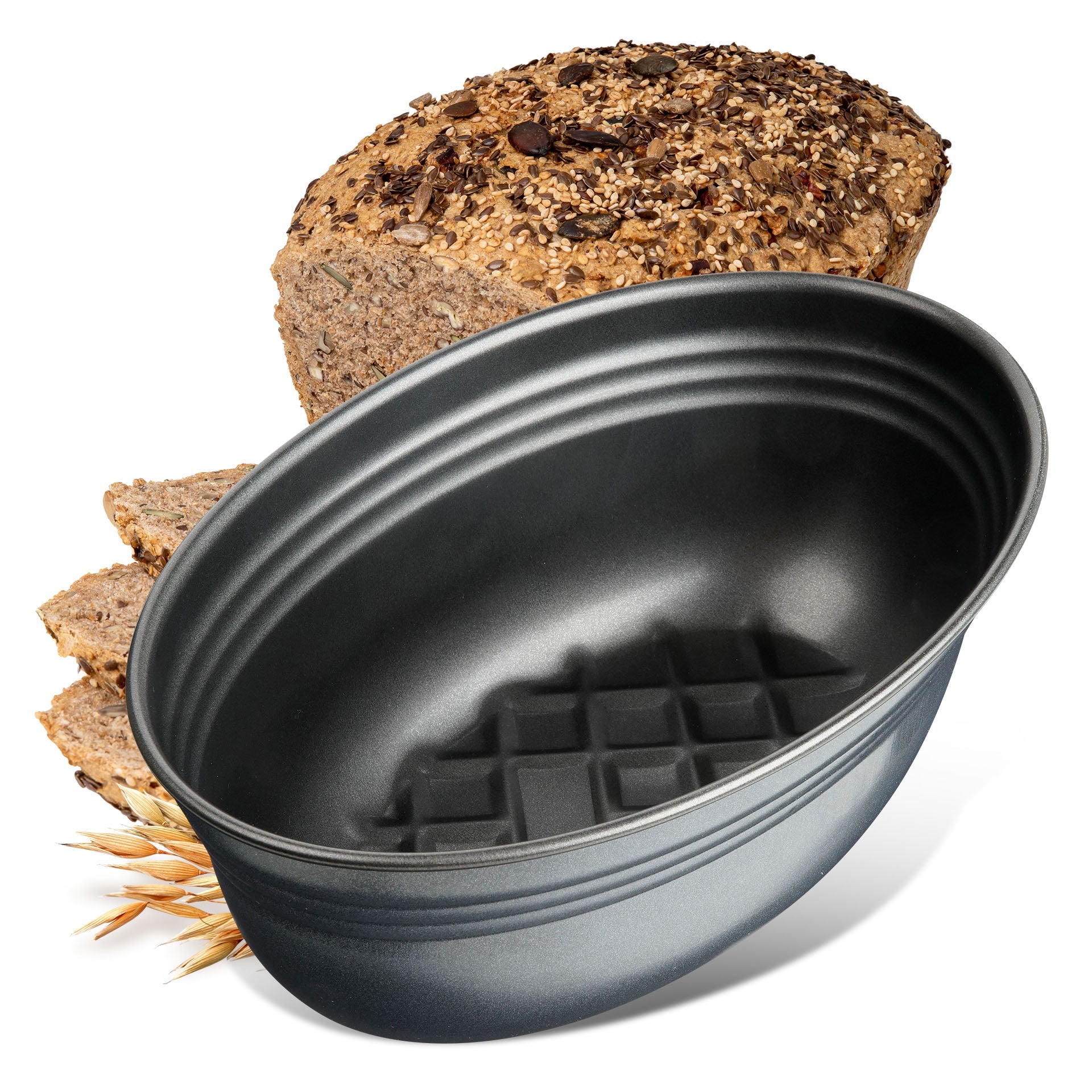 Ensemble de 2 Moules à pain ovale 26 x 16 cm Zenker Black Metallic Zenker - Mathon - 2