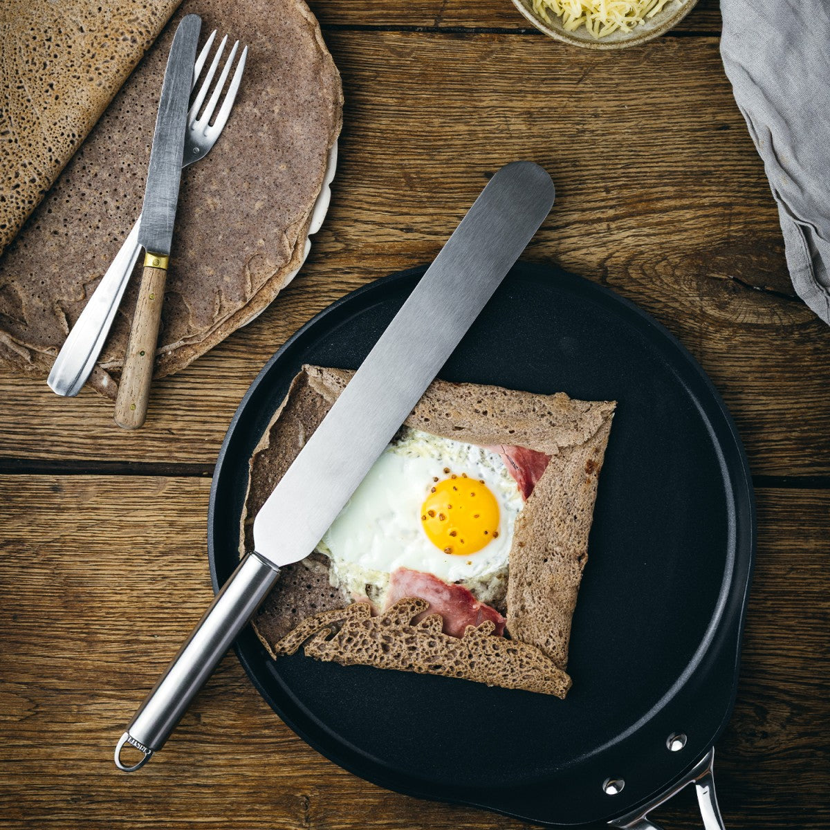 Spatule droite en inox Cristel - Mathon - 3