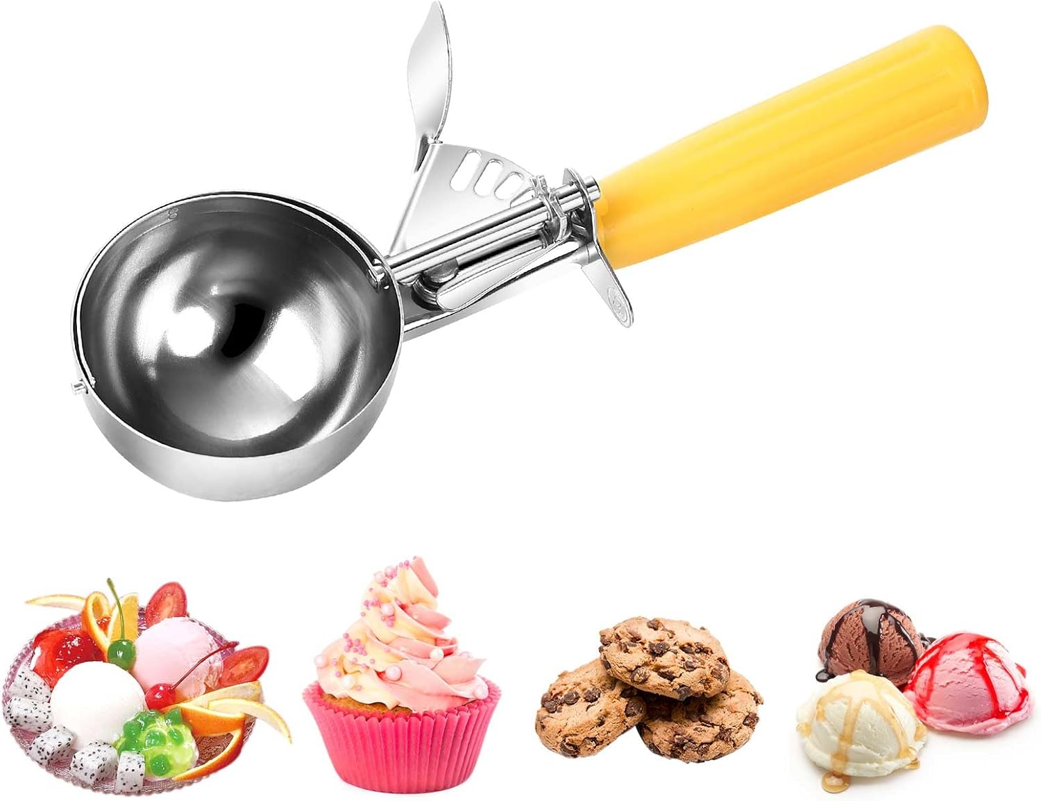 Grande cuillère à glace et biscuits en acier inoxydable Vendos85 - Mathon