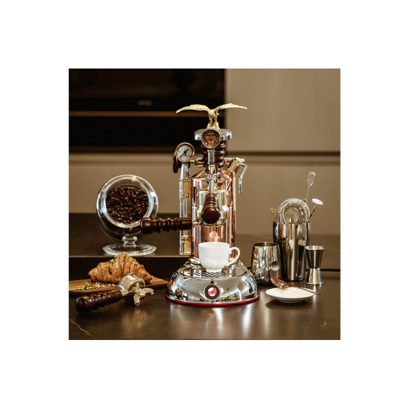 Espressomachine Handlever (lplese01eu) Esperto Edotto Copper Chrome La Pavoni - Mathon - 5