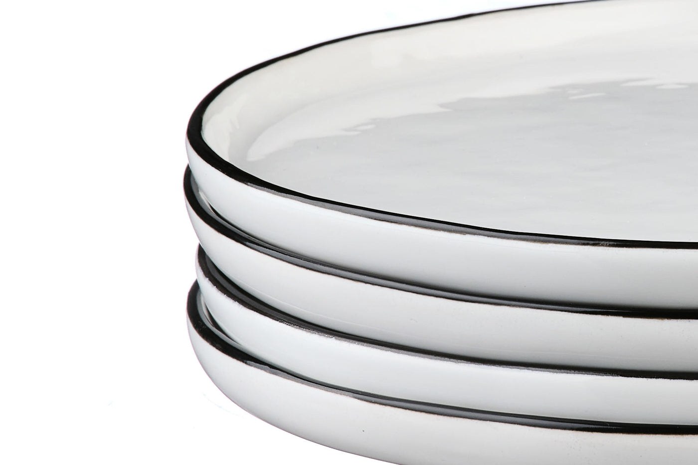 Assiette PURE Ø21,5cm - 4 pièces - Blanc Neige Björn - Mathon - 5