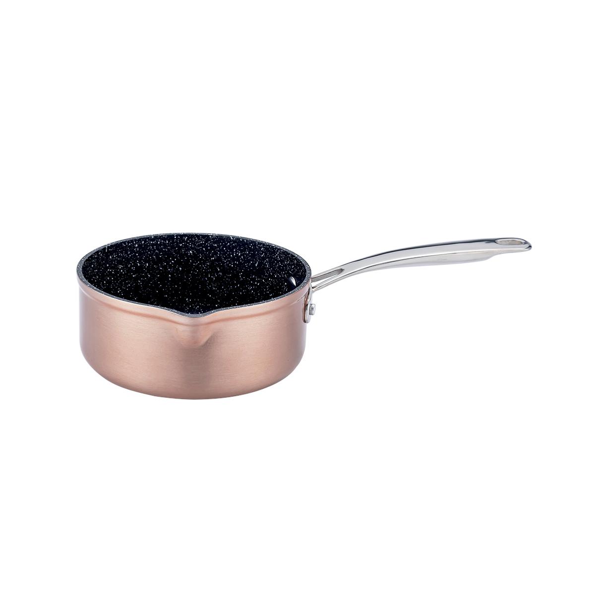 Set de 4 pièces cuivré 24cm Greblon céramique - "Héritage" Laguiole Cuisson - Mathon - 2