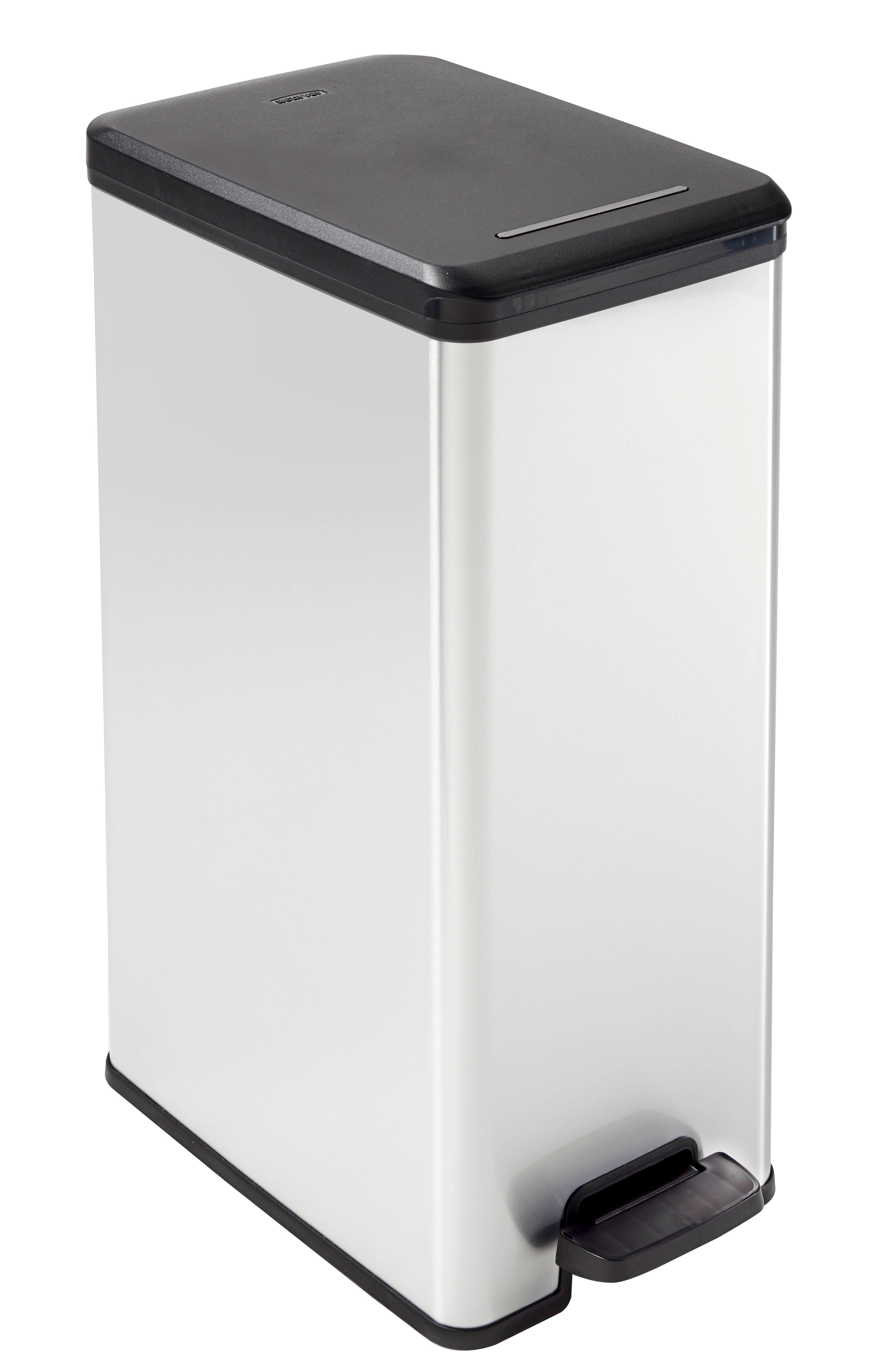 DECO SLIM BIN Poubelle rectangulaire à pédale 40L - Veba - Mathon - 1